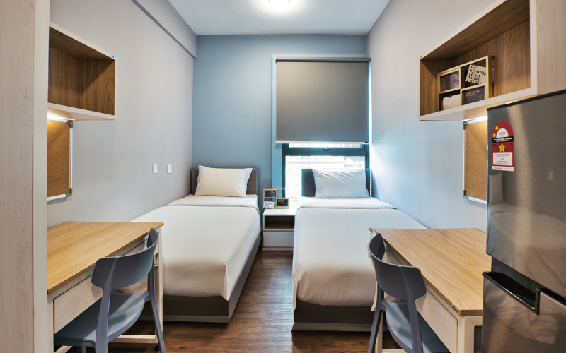 Waterfront ResidenceのTwin Sharing Room
